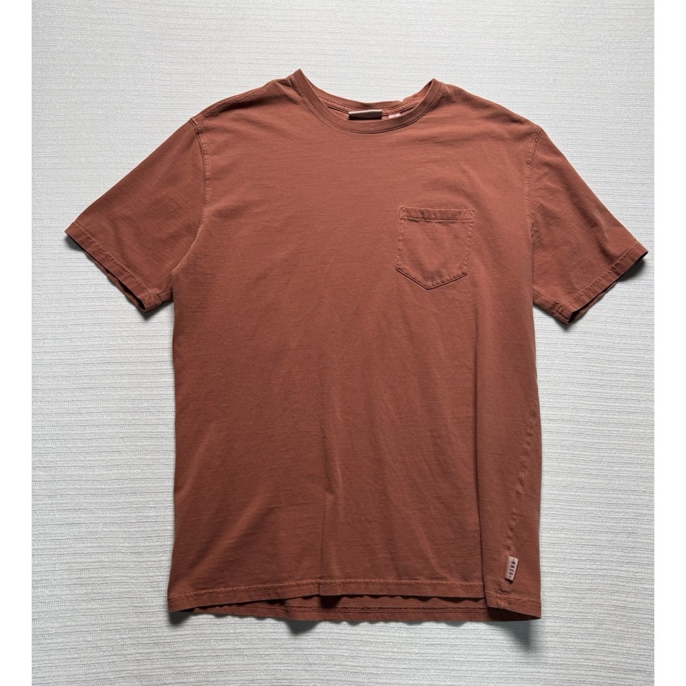 ROWM Short Sleeve Burnt Orange T-shirt Pocket Size Medium